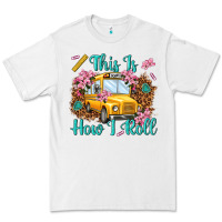 White this is how i roll Premium Tee - NancyCooperArtShop