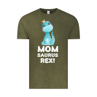 Vintage Olive Mommy Saurus Rex Mom Mom Gift Dino Vintage Tee - Bettercallsaul