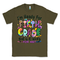 Army Green I'm ready for fifth grade but is it ready for me Classic Tee - RanaPortraitStore