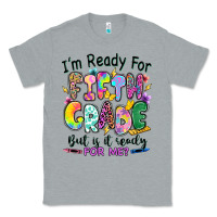 Heather Grey I'm ready for fifth grade but is it ready for me Classic Tee - RanaPortraitStore