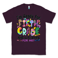 Plum I'm ready for fifth grade but is it ready for me Classic Tee - RanaPortraitStore