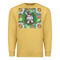 Antique Gold Easter Bunny Premium Sweatshirt - CowhideDigitalArt