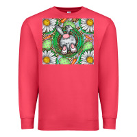 Cardinal Easter Bunny Premium Sweatshirt - CowhideDigitalArt
