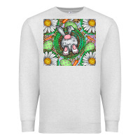 Oatmeal Heather Easter Bunny Premium Sweatshirt - CowhideDigitalArt