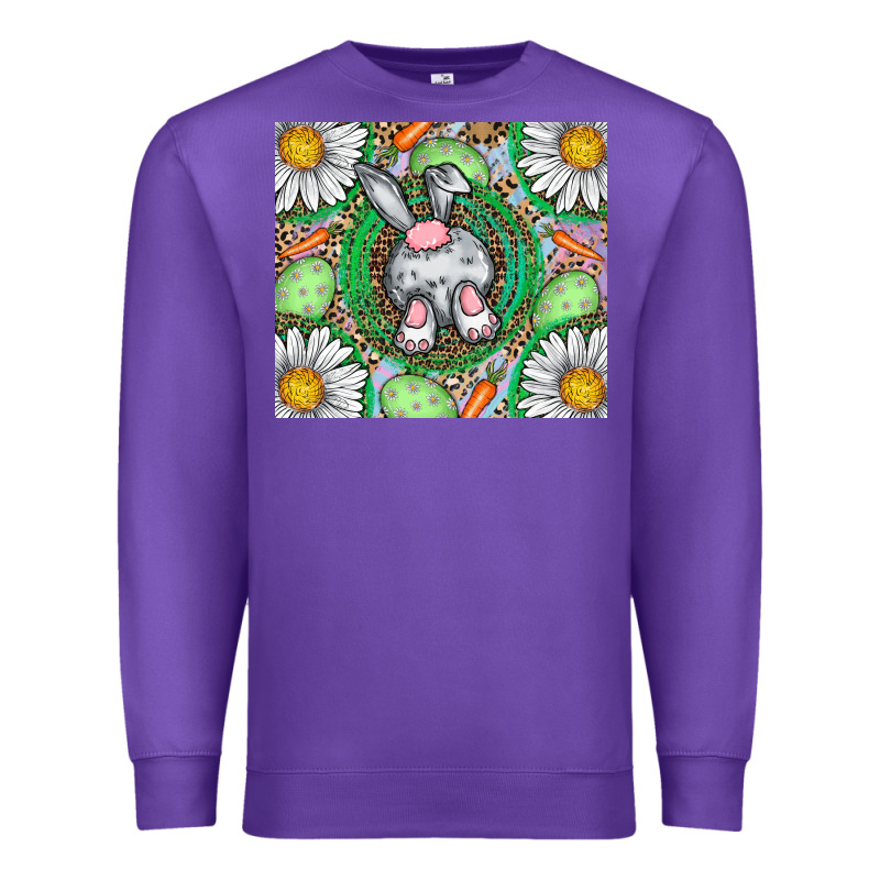 Easter Bunny Premium Sweatshirt by CowhideDigitalArt | Teevron