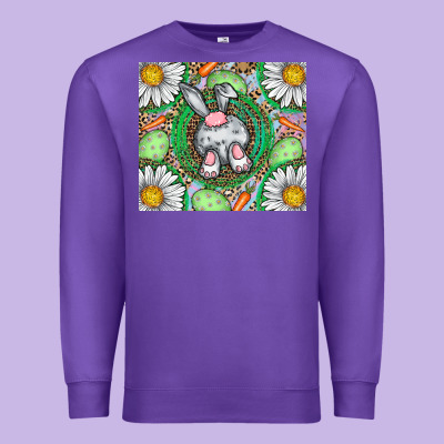 Easter Bunny Premium Sweatshirt Designed By Cowhidedigitalart