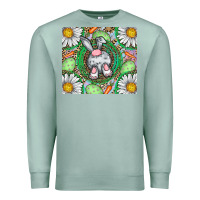 Seafoam Easter Bunny Premium Sweatshirt - CowhideDigitalArt
