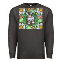 Smoke Easter Bunny Premium Sweatshirt - CowhideDigitalArt