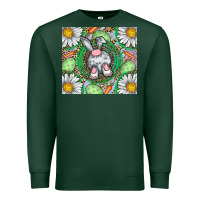 Sports Green Easter Bunny Premium Sweatshirt - CowhideDigitalArt