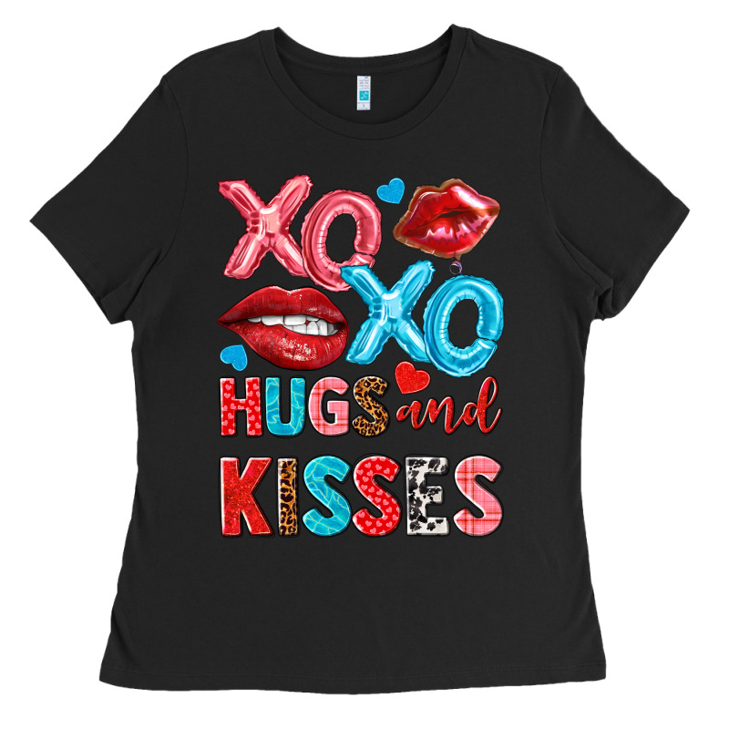 Xo Xo Hugs And Kisses Ladies Tee by NancyCooperArtShop | Teevron