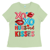Matcha xo xo hugs and kisses Ladies Tee - NancyCooperArtShop