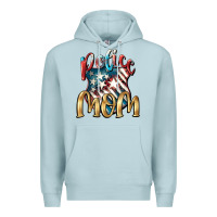 Blue Mist Police mom Mother's Day Premium Hoodie - FaDigitalArtStudio