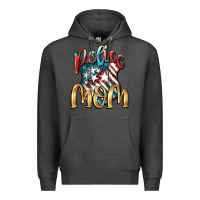 Charcoal Heather Police mom Mother's Day Premium Hoodie - FaDigitalArtStudio