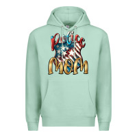 Seafoam Police mom Mother's Day Premium Hoodie - FaDigitalArtStudio