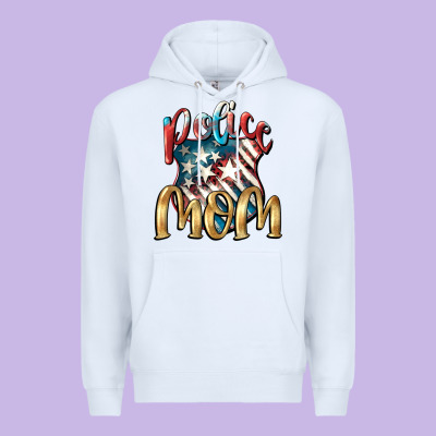 Police Mom Mother's Day Premium Hoodie Designed By Fadigitalartstudio