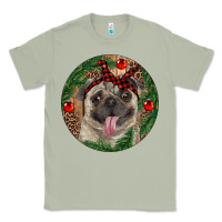 Matcha Christmas Pug With Leopard Classic Tee - RanaPortraitStore