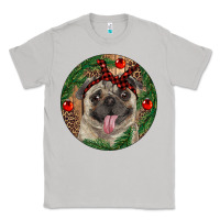 Moon Dust Christmas Pug With Leopard Classic Tee - RanaPortraitStore