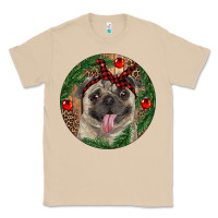 Mushroom Christmas Pug With Leopard Classic Tee - RanaPortraitStore