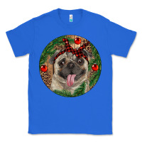True Royal Christmas Pug With Leopard Classic Tee - RanaPortraitStore