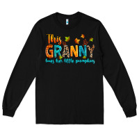 Black customized this granny loves her little pumpkins Long Sleeve Tee - texasbilliewilder