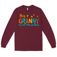 Burgundy customized this granny loves her little pumpkins Long Sleeve Tee - texasbilliewilder