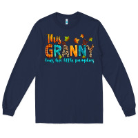 Navy customized this granny loves her little pumpkins Long Sleeve Tee - texasbilliewilder