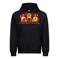 Black firefighter gnomes Urban Hoodie - Artiststas
