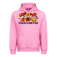 Fuchsia Pink firefighter gnomes Urban Hoodie - Artiststas