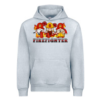 Heather Grey firefighter gnomes Urban Hoodie - Artiststas