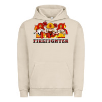 Pigment French Oak firefighter gnomes Urban Hoodie - Artiststas