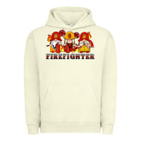 Pigment Pistachio firefighter gnomes Urban Hoodie - Artiststas