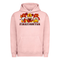 Pigment Salmon firefighter gnomes Urban Hoodie - Artiststas