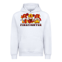 White firefighter gnomes Urban Hoodie - Artiststas