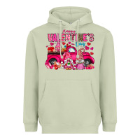 Matcha Happy Valentines Day Heavyweight Hoodie - CowhideDigitalArt