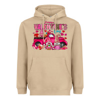 Mushroom Happy Valentines Day Heavyweight Hoodie - CowhideDigitalArt