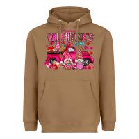 Toasted Coconut Happy Valentines Day Heavyweight Hoodie - CowhideDigitalArt