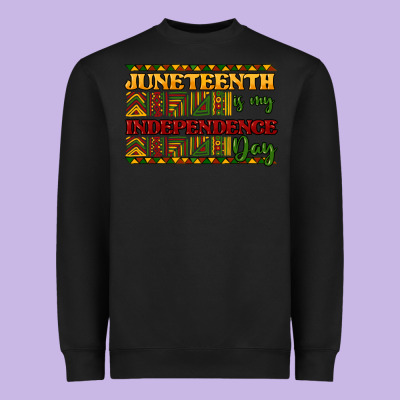 Juneteenth Is My Independence Day Heavyweight Sweatshirt Designed By Howdyjamesfarm