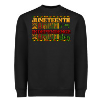 Black Juneteenth is my Independence day Heavyweight Sweatshirt - HowdyJamesFarm