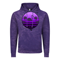 Cloud Purple Flamingo Palm Vintage Hoodie - Bettercallsaul