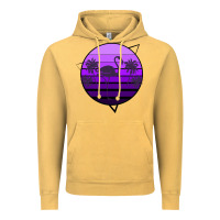 Vintage Mustard Flamingo Palm Vintage Hoodie - Bettercallsaul