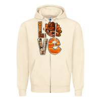 Sandshell thanksgiving with turkey love bbs Zipper Hoodie - BundleAndBundleShop