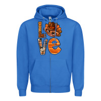 True Royal thanksgiving with turkey love bbs Zipper Hoodie - BundleAndBundleShop