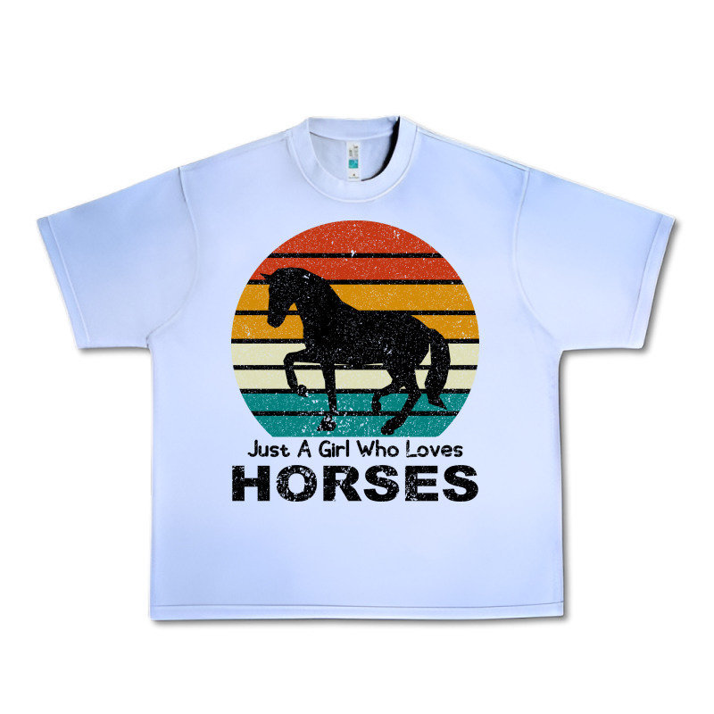 Just A Girl Who Loves Horses Urban Heavy Tee by Bettercallsaul | Teevron