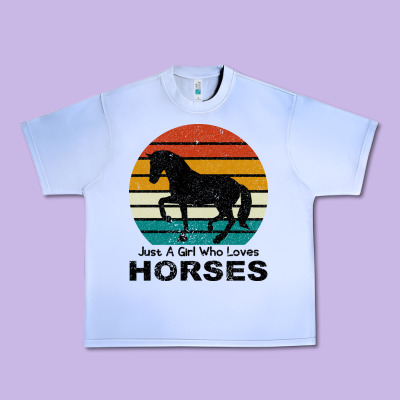 Just A Girl Who Loves Horses Urban Heavy Tee Designed By Bettercallsaul