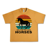 Peanut Butter Just A Girl Who Loves Horses Urban Heavy Tee - Bettercallsaul