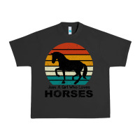 Pigment Black Just A Girl Who Loves Horses Urban Heavy Tee - Bettercallsaul