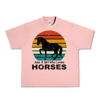 Salmon Just A Girl Who Loves Horses Urban Heavy Tee - Bettercallsaul