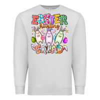 Dove Grey Easter Hunting Squad Premium Sweatshirt - CowhideDigitalArt