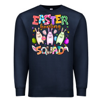 Navy Easter Hunting Squad Premium Sweatshirt - CowhideDigitalArt