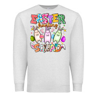 Oatmeal Heather Easter Hunting Squad Premium Sweatshirt - CowhideDigitalArt